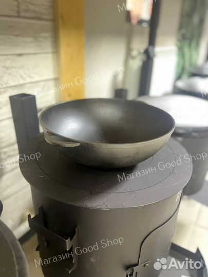 Сковорода биол чугунная WOK d30см