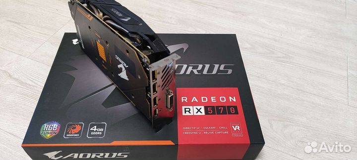 Видеокарта RX 570 4gb Aorus