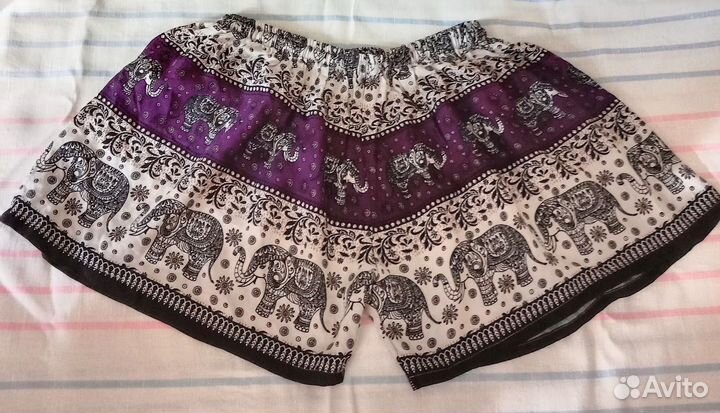 Шорты из Шри-Ланки со слонами