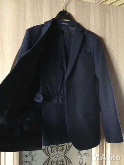 Школьный костюм для мальчика 146 синий