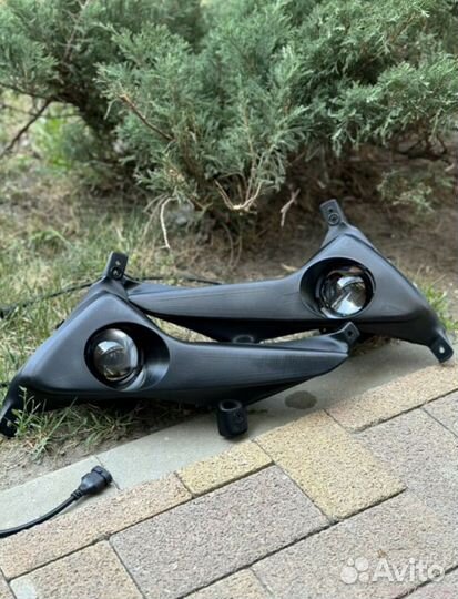 Лазерные туманки Hyundai Solaris птф