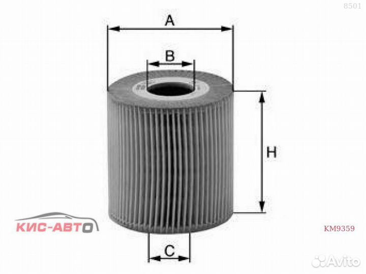 Фильтр масляный knecht A4,6,8