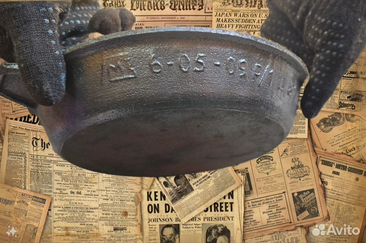 Чугунная сковорода СССР