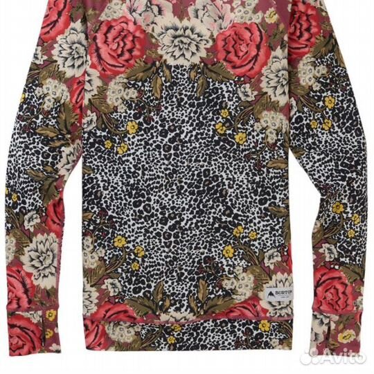 Термокофта Burton Wb Ltwt Crew Cheetah Floral