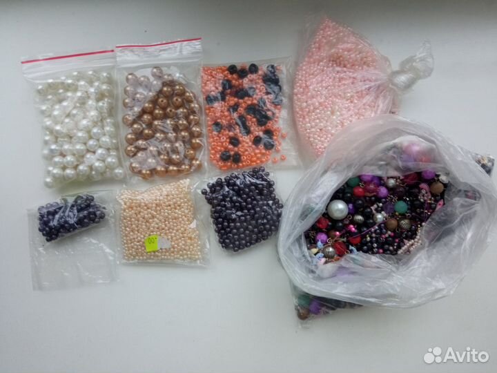 Бисер оптом, бусы, стеклярус, пайетки