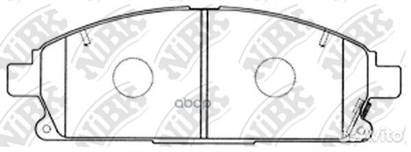 Колодки тормозные дисковые перед PN2389 NiBK