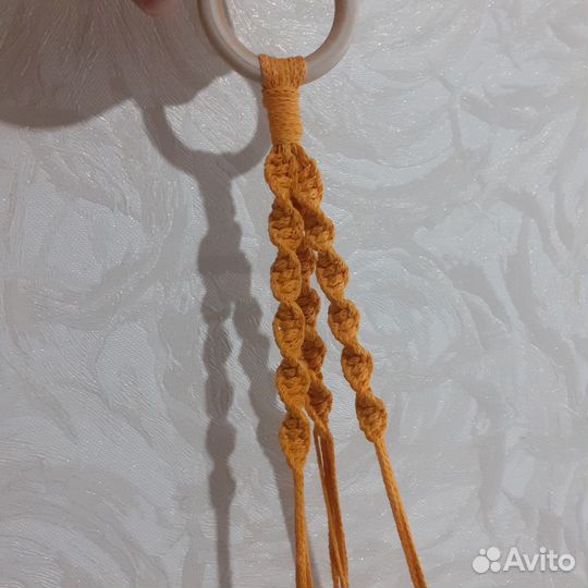 Панно кашпо для цветов из макраме