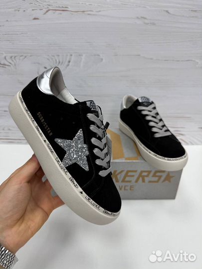 Кеды golden goose со стразами