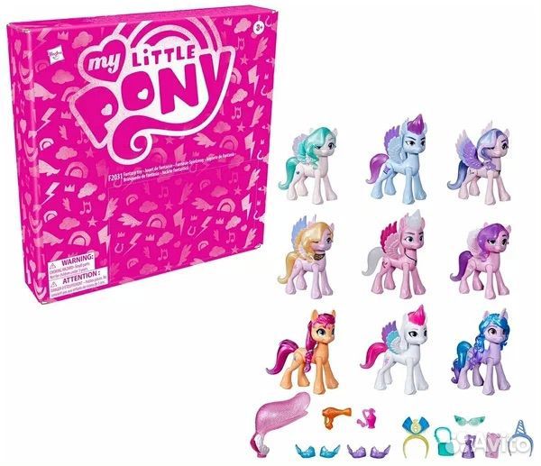 Новый My little pony набор 9 пони оригинал Hasbro
