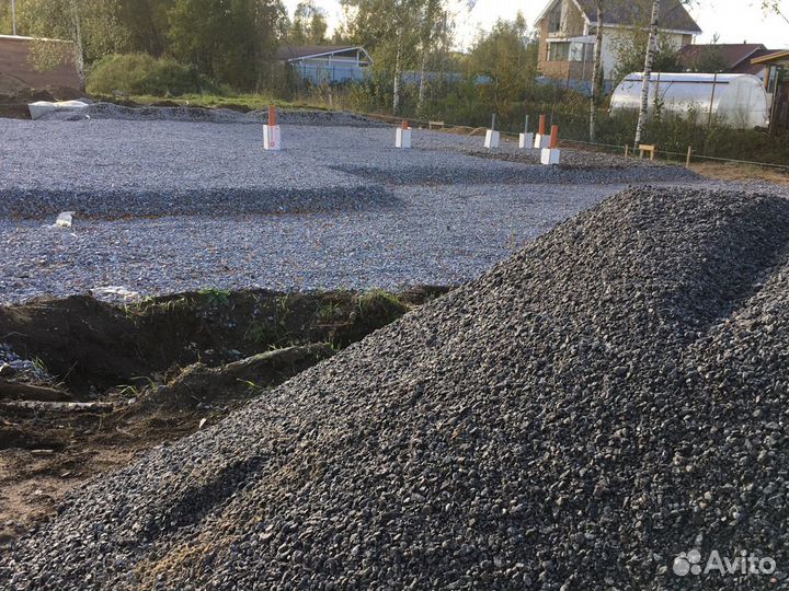 Доставка песка и щебня