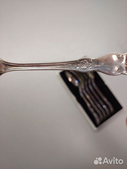 Набор чайных ложек мельхиор СССР