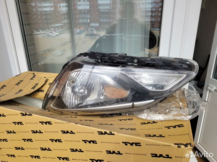 Фара левая хендай Солярис