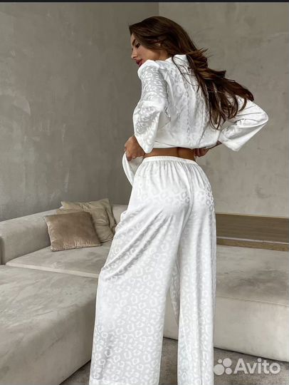 Пижама женская белая