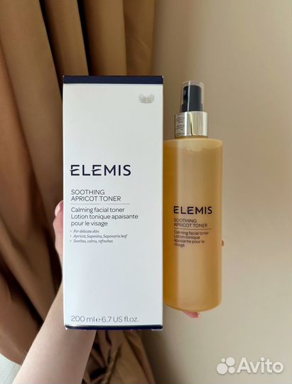 Тоник Elemis soothing apricot toner новый