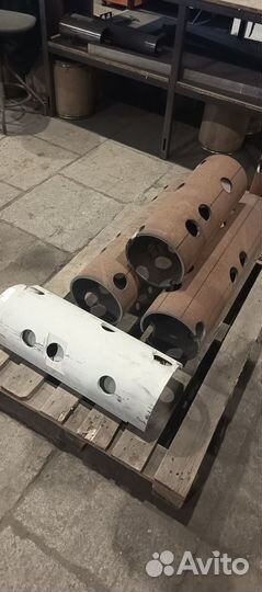 Перфорированная труба круглая из нержавейки