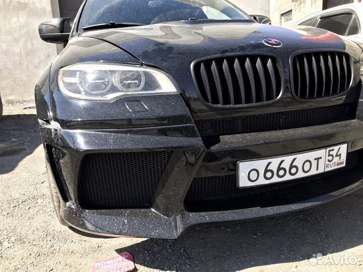 Передний бампер lumma для bmw x6 e71