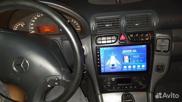 Магнитола Android Mercedes C W203 IPS экран Новая