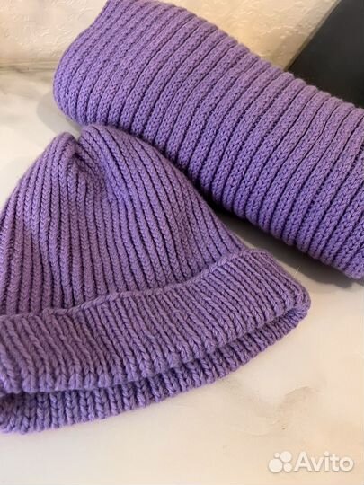 Комплект шапка и шарф