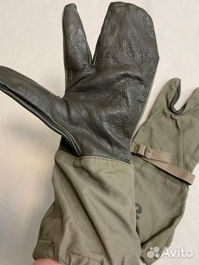 Рукавицы Германия кожа хлопок