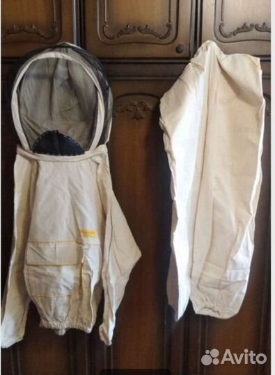 Костюм пчеловода с маской, дымарь