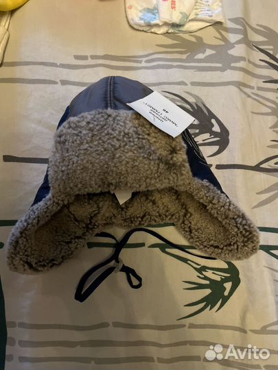 Шапка зимняя детская, 46 размер