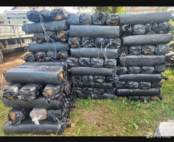 Мульча в блоках