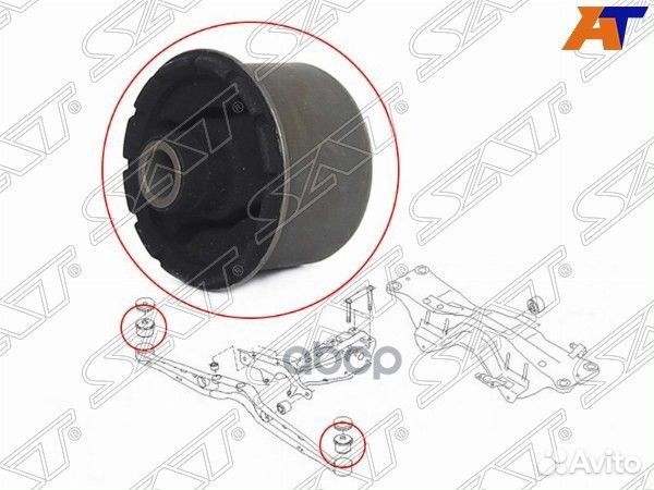 Сайлентблок задней балки subaru forester 01-07