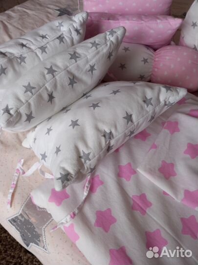 Бортики в детскую кроватку бу