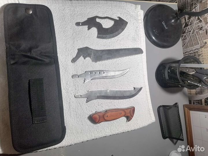 Туристический набор - 4 в 1, топор, пила и 2 ножа