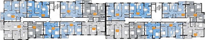 2-к. квартира, 49,8 м², 8/9 эт.