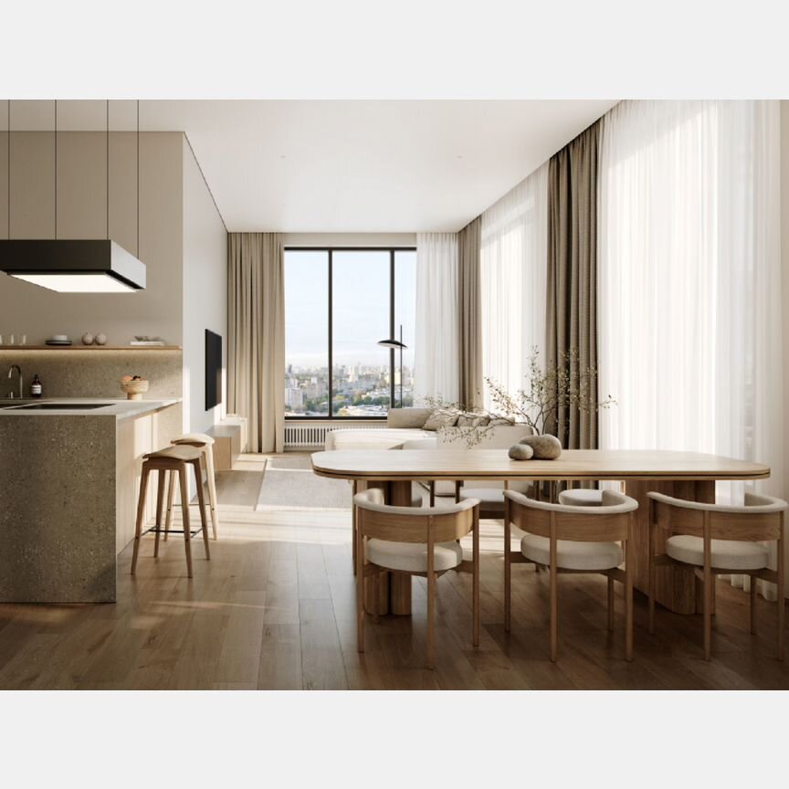 2-к. квартира, 66,9 м², 4/25 эт.