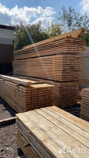 Доска обрезная 40х100х6000мм с доставкой