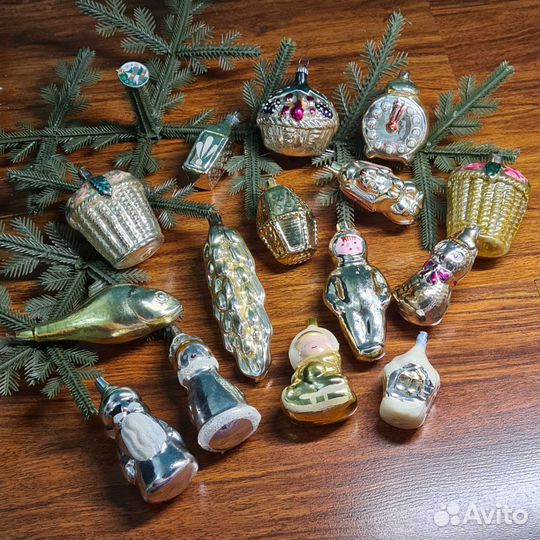 Елочные игрушки СССР