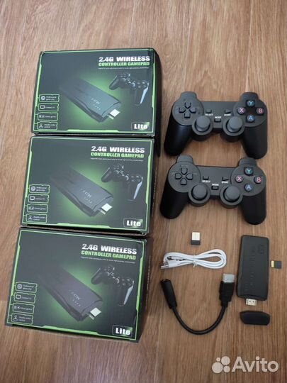 Игровая приставка Game stick 64gb. 10000 игр