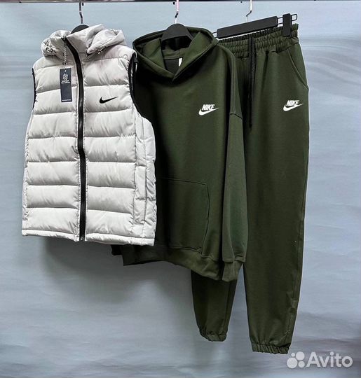 Спортивный костюм мужской Nike тройка легкий