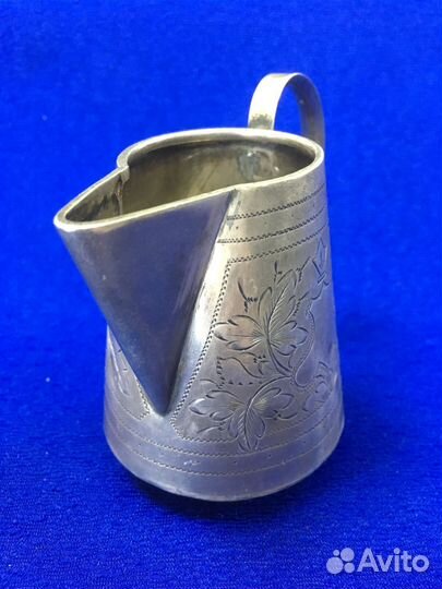 Серебряный сливочник молочник царский 84 проба