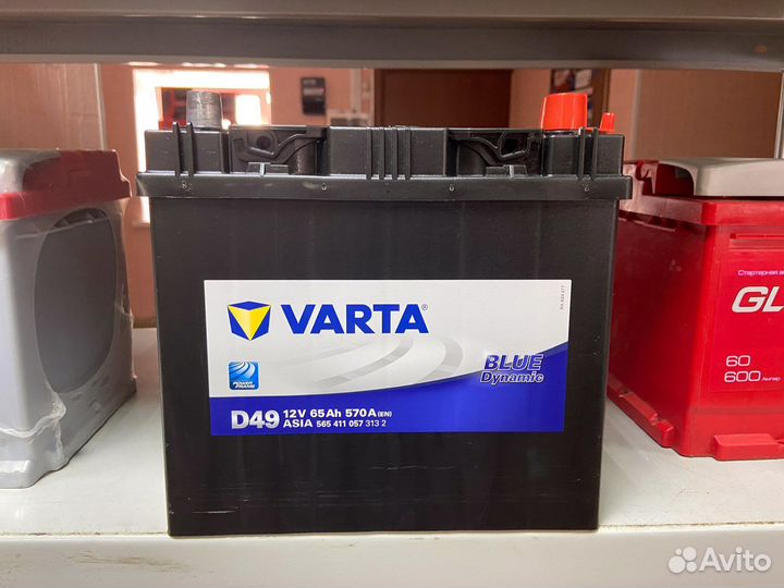 Аккумулятор Varta 65 Ач на Хендай Киа Тойота
