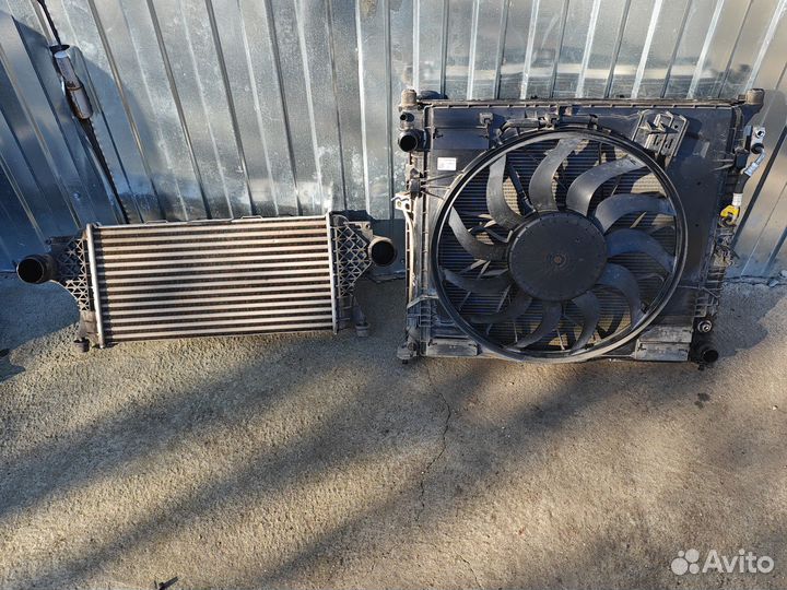 Кассета радиаторов ом642 Мерседес x166