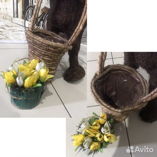 Садовая фигура из прутьев