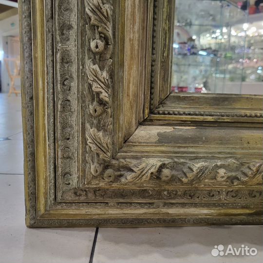 Большая рама для картины багет антикварная 19 век