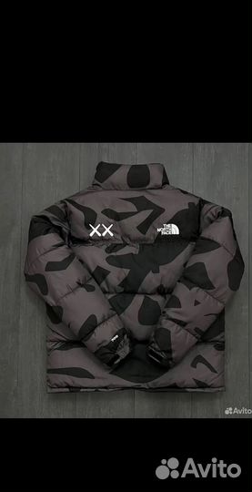 Пуховик TNF kaws (цена реальна)