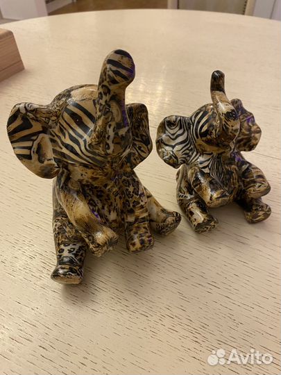 Статуэтки пара слонов