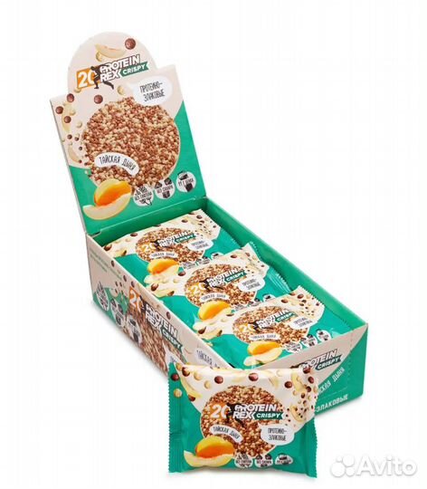 Протеино-злаковые хлебцы Protein Rex Crispy, тайск