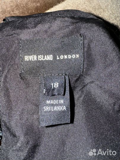 Новое платье в паетках river island оригинал
