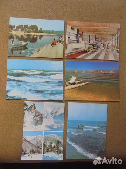 Польша 1960-х Города курорты архитектура мал тираж