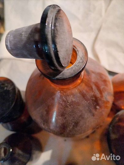 Медицинские банки стеклянные СССР