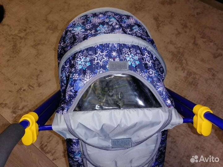 Детские санки коляска ника