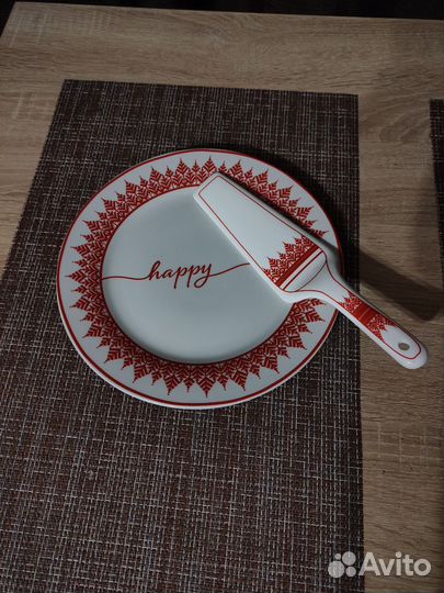 Набор тарелка с лопаткой