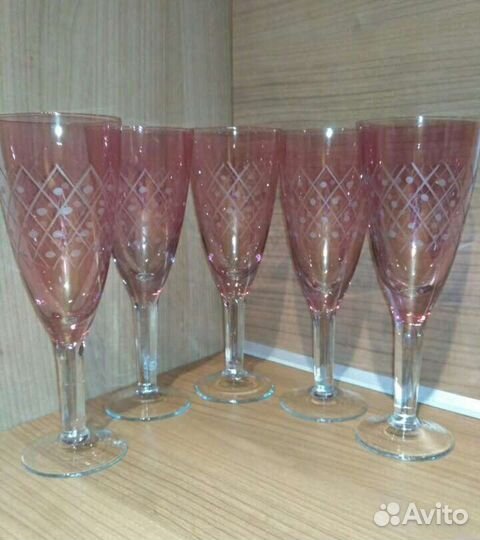 Фужеры 3 набора СССР