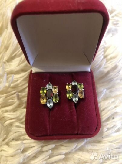 Серьги серебро